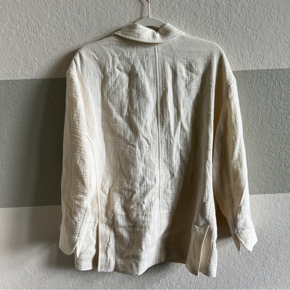 Madewell Cotton-Linen Relaxed Larsen Blazer - Picture 5 of 6